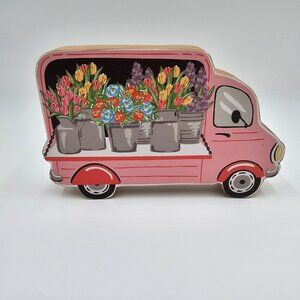 Floral Truck Wooden Easter Table Décor With Vibrant Flower Design By Ashland
